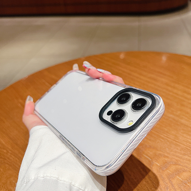 CASETi1.5三合一アクリル黒枠携帯ケース新アップルシリーズiPhone16転倒防止バー|undefined