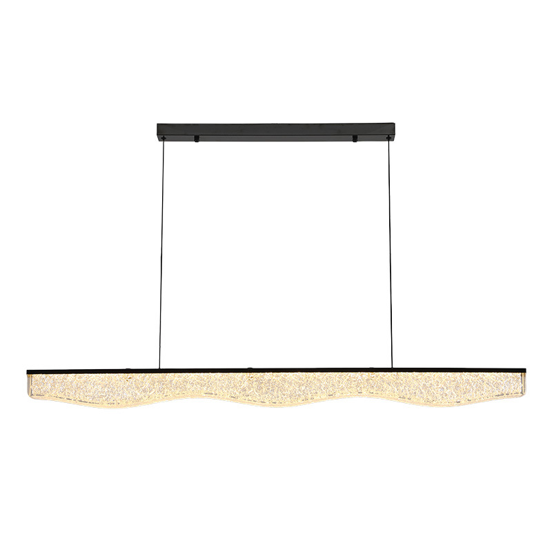 Lámpara de comedor minimalista italiana de lujo moderno diseño ligero de alto nivel barra barra barra de comedor lámpara de línea 556L