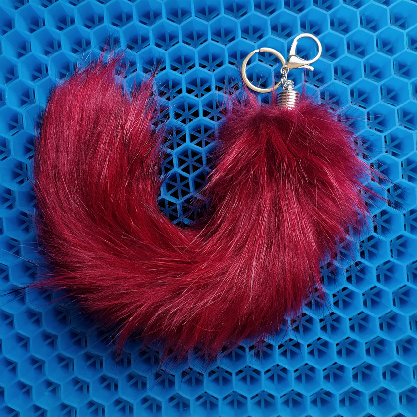 40cm长尾巴钥匙扣