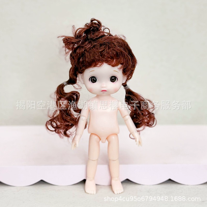 16–17 сантиметров голая кукла в виде девочки, милая кукла, 8 точек, BJD-тренировка, переодевание, макияж, 13 суставов