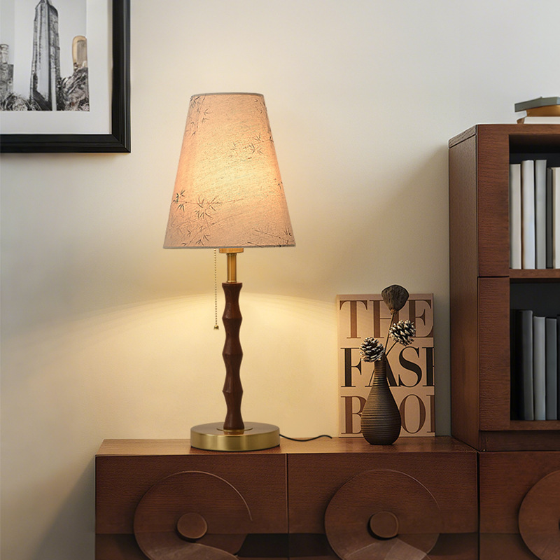 Lámpara de mesa decorativa antigua para sala de estudio Daguanyuan, lámpara de mesa con protección para los ojos, estilo retro francés, lámpara de mesa sencilla y creativa para dormitorio, L138 image 2