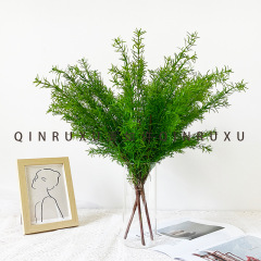 仿真綠植蕨類金魚草天門冬植物把束插花配材造景家居裝飾水草擺件