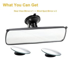 汽车车内后视镜吸盘式大视野型室内镜教练车电动车辅助倒车镜新款