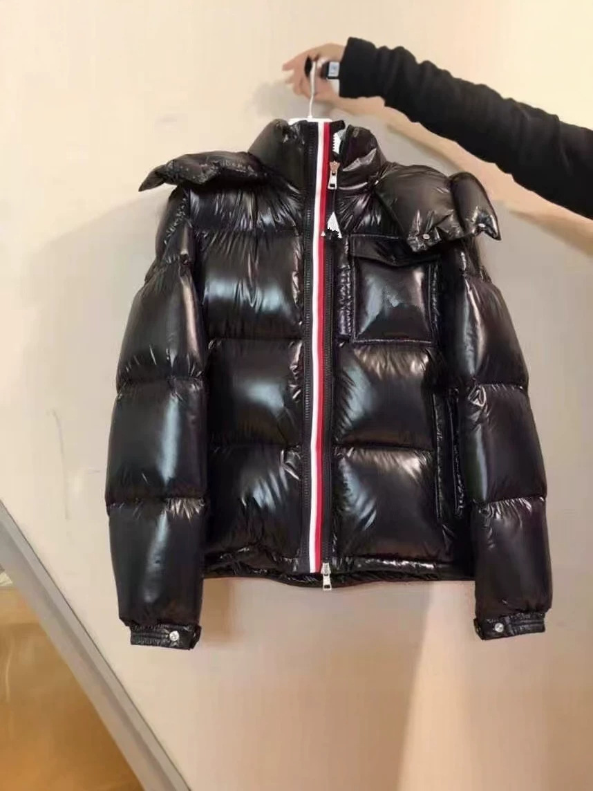 [versión alta] chaqueta de plumón de invierno corta impermeable de estilo maya de moda ocio