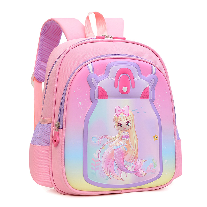 Mochila escolar para niños 4-8 años de edad mochila de jardín de infantes de gran capacidad impermeable Primer Grado mochila de dinosaurio mochila de estudiante de escuela primaria