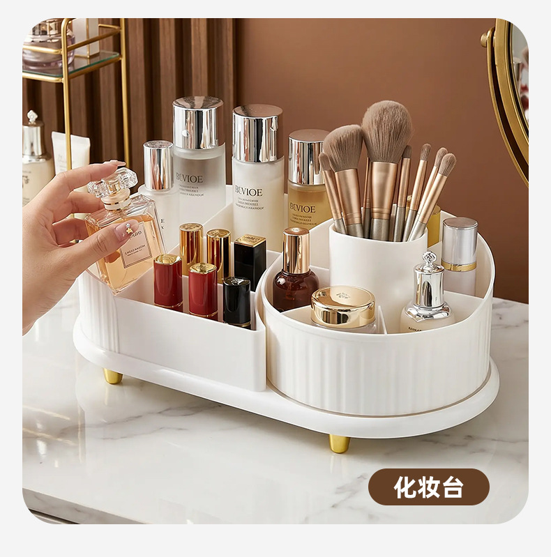 Kosmetik-Aufbewahrungsbox drehbarer Lippenstifthalter