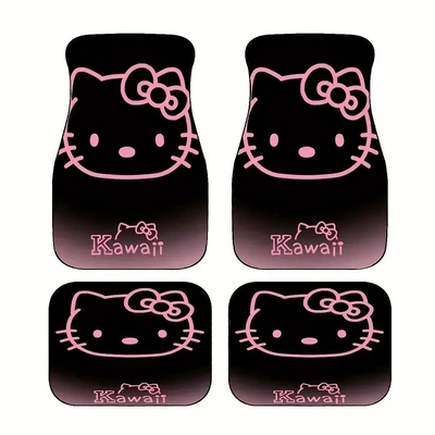 Floor Mats Cartoon Animation Car | Avtomobil döşəmə paspasları - dsn-foot-pad-35-3344cm-two-piece-set