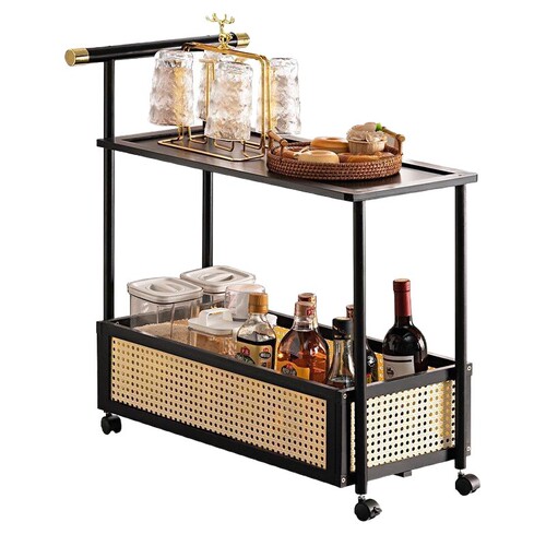 Mobile dining cart, kitchen trolley, tea cabinet, living room side cabinet, new restaurant serving cart, dining table side table