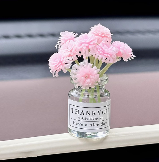 꽃병 장식 [핑크 안개꽃]