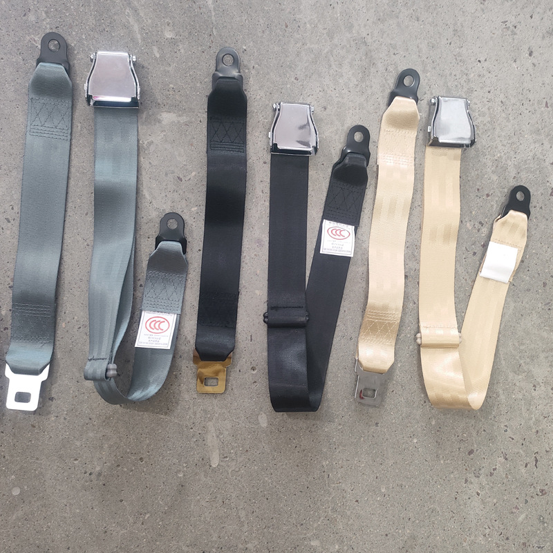 Two-Point Aircraft Seat Belt Buckle, Safety Belt for Passenger Buses, Sightseeing Vehicles, High-Speed Trains, and Aviation Seats