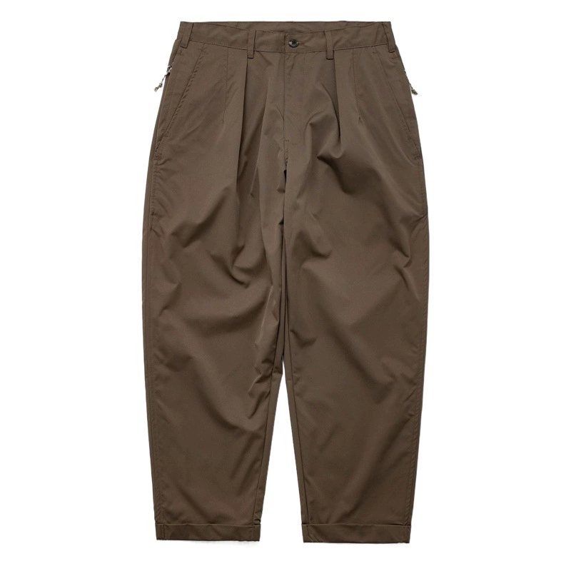Мужская одежда ТРС | Мужские повседневные брюки чинос 25SS из японской ткани с тройной защитой от грязи, свободного кроя, с двойными складками, зауженные, длинные