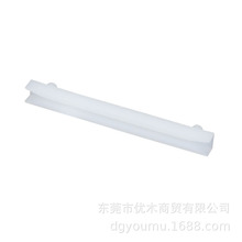 塑料CG导槽PCB尼龙导轨条白色电机箱滑轨电路板耳把