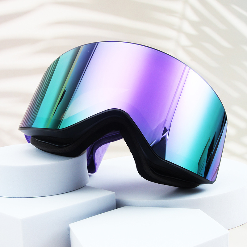 Popular online product: Wide-view cylindrical double-layer anti-fog ski goggles, unisex outdoor windproof and sandproof mountaineering goggles.