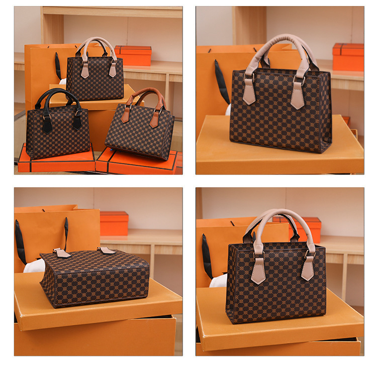 Retro Printed Tote Bag For Women Elegant Versatile Shoulder Bag_voghion.com