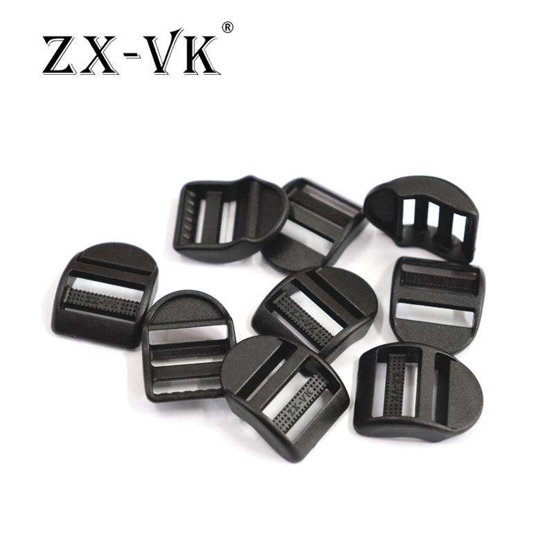Accesorios de equipaje de plástico hebilla ajustable hebilla curva hebilla de cuatro engranajes correa hebilla de ojo bolsa de viaje mochila hebilla de escalera
