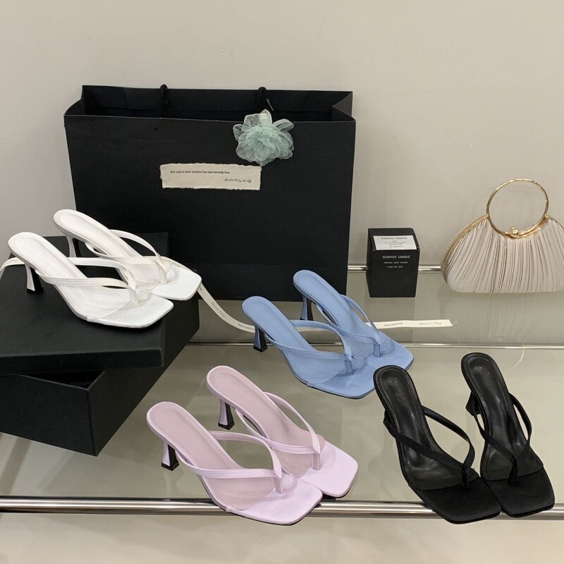 2026 Summer New Fashionable Comfortable Versatile Daily Gentle High-Heeled Square-Toed Clip-Toe Casual Beach Sandals 2026 Summer New Fashionable Comfortable Versatile Daily Gentle High-Heeled Square-Toed Clip-Toe Casual Beach Sandals