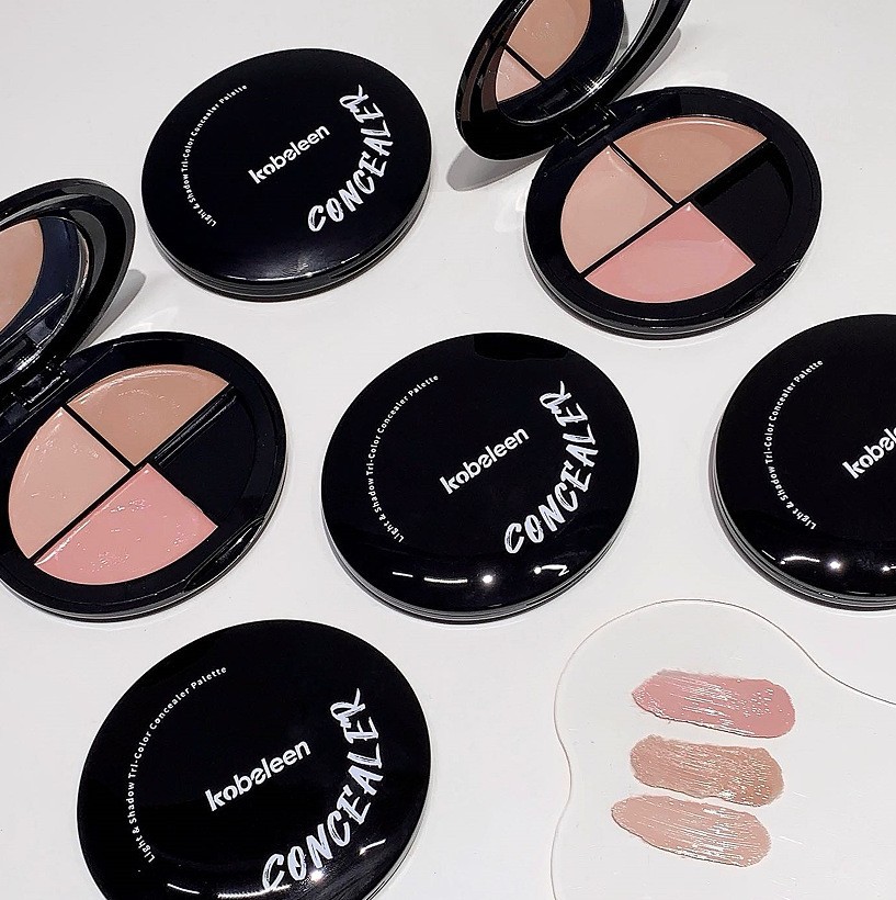 kobeleen Осветляющий консилер для лица для контуринга, против темных кругов под глазами, скрывает прыщи