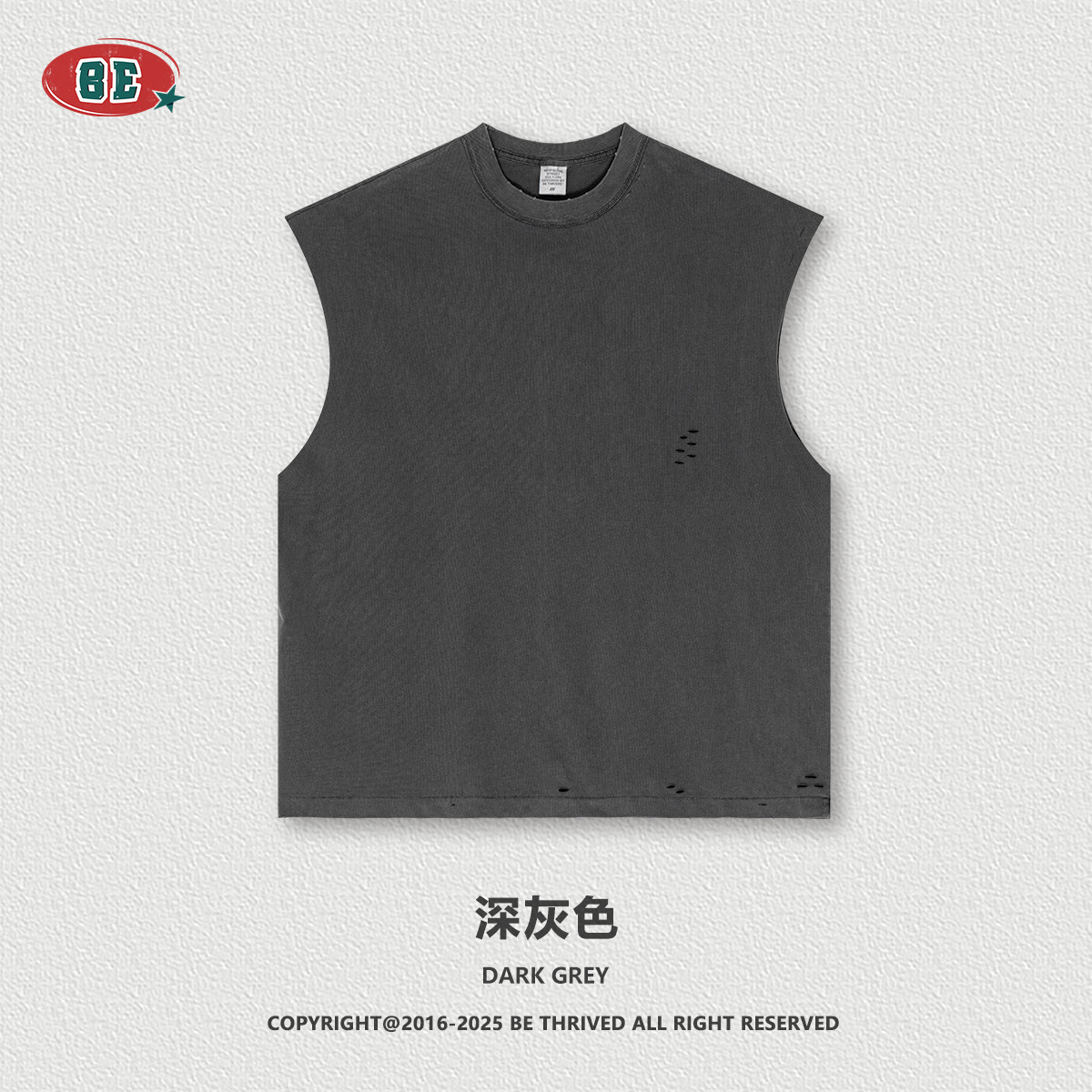 Be Hombres| 2025 verano estilo americano de moda deportivo fitness agujero crimpado chaleco de hombro set de pantalones para hombre image 12