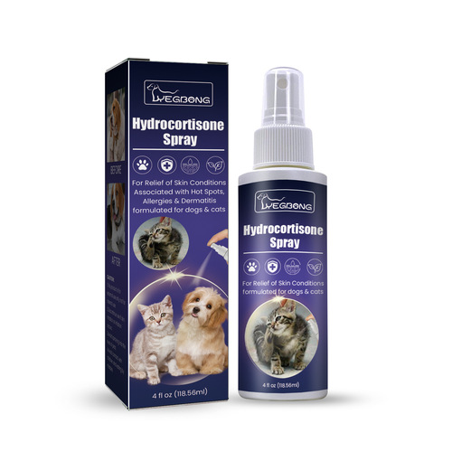 Yegbong Pet Anti itching spray to remove mites, remove mites, dispel insects, relieve itching, clean and soothe skin, fur, cat and dog