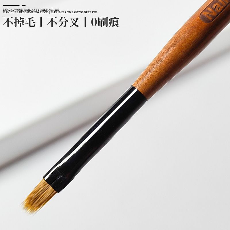 カバー付きの新しいマニキュアスイーパーペン、グラデーションペン、コーム、レースペン、光療法ブラシ、ネイルサロン専用ツール|undefined