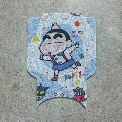 Mo1I Modified Battery Car Waterproof, Dirt-Resistant | Electric vehicle foot mat - crayon-shin-chan-special-foot-pads-for-jihemo1-electric-motorcycle-version