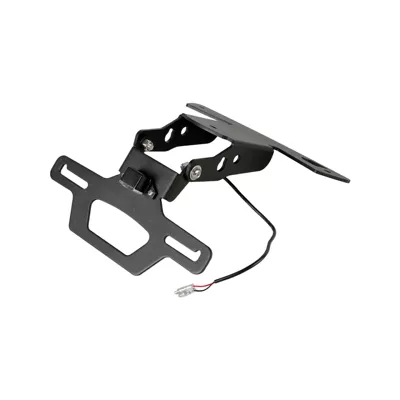 Suitable for Bmw S1000Rr Hp4 S1000R Folding License Plate Holder Short Tail Motorcycle Rear Tail License Plate Holder (License plate holder/license plate holder) - 24-models-bs10e-100-off-stacked-license-plate-holder-black