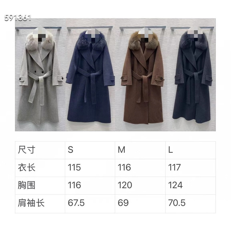 2025秋季新款  优雅气质 女王气场 都市女性魅力双面羊绒大衣批发|undefined