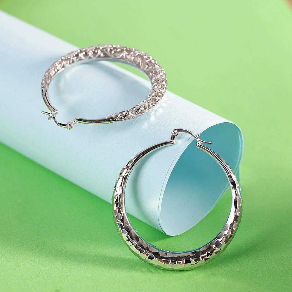Серьги из серебра 925, вместительные, европейский стиль