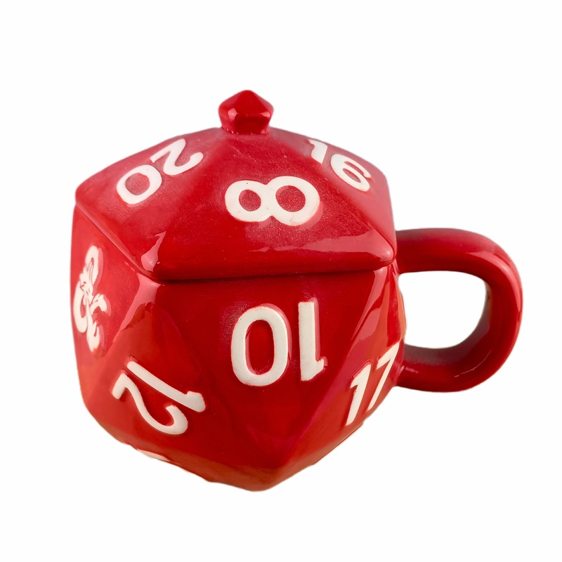 Taza publicitaria de naipes Alfabeto en relieve de cerámica Mark Taza de café digital pintada a mano Taza de agua con apliques Taza de regalo