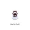 Basketball football uniform, brooch, genuine sports shoes, design metal badge, pin, European style