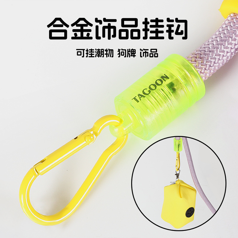 Nuevos fabricantes al por mayor cuerda de tracción de perros lindas nubes espuma se puede inclinar a través de la cuerda de paseo de perros mascotas P cuerda