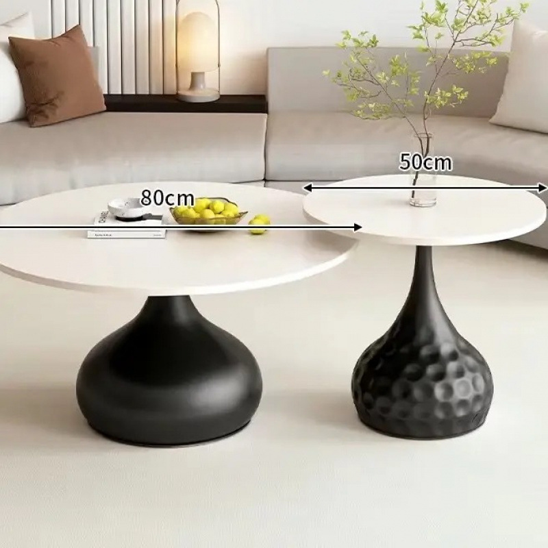 순수한 흰색 데스크탑 50-80+ 검정색 탄소강 베이스