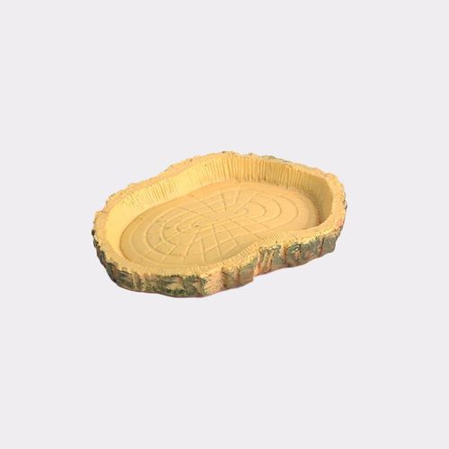 Reptile food basin water basin turtle tortoise water turtle lizard snake drinking water basin small turtle dish yellow turtle dish food table