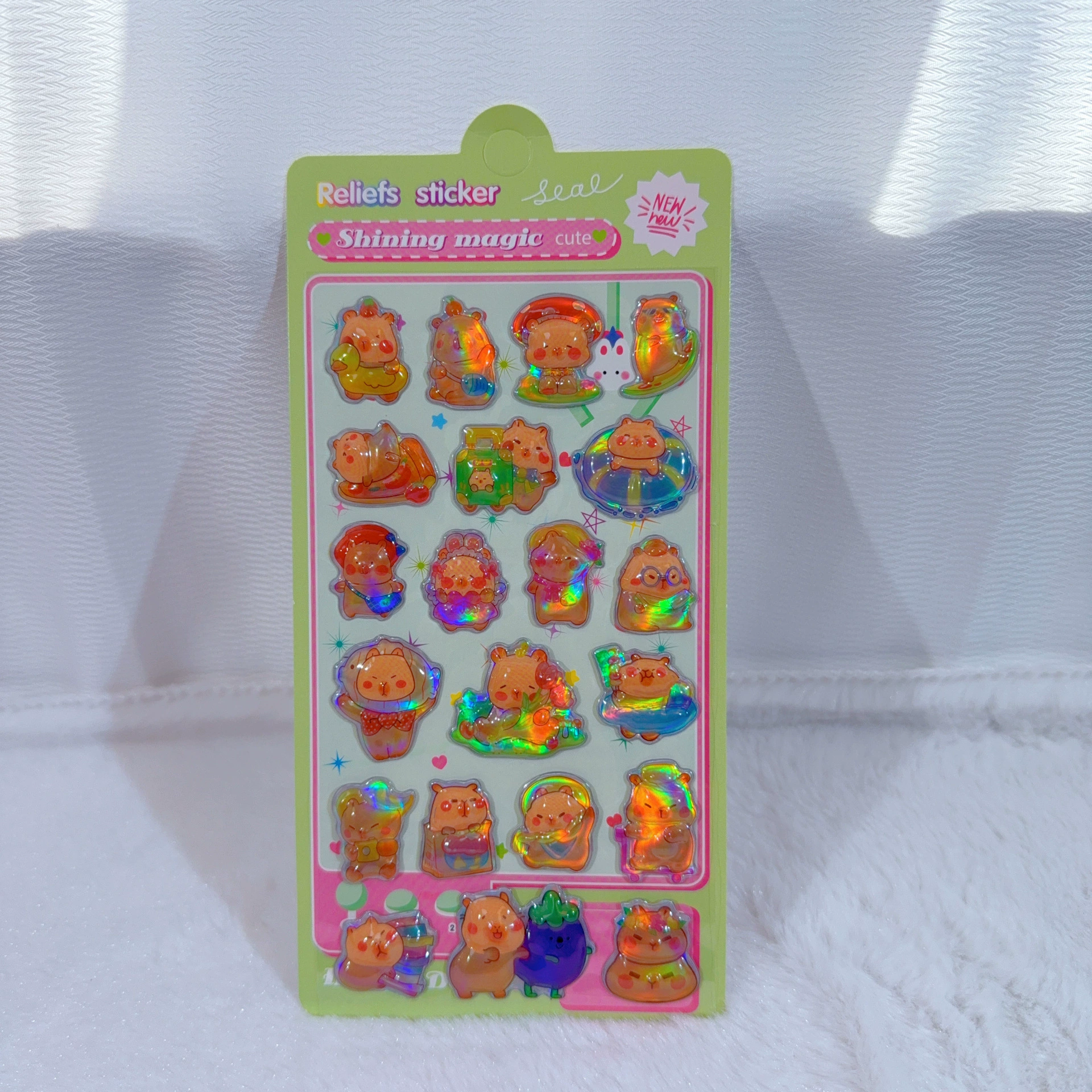 Children's three dimensional sticker, stickers, phone case, 3D