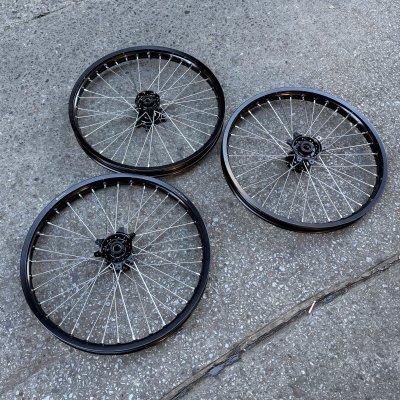 QiuLongJiFeng modified front 1.60*21 enlarged 7 series aluminum alloy wheel rim assembly performance version front wheel rim