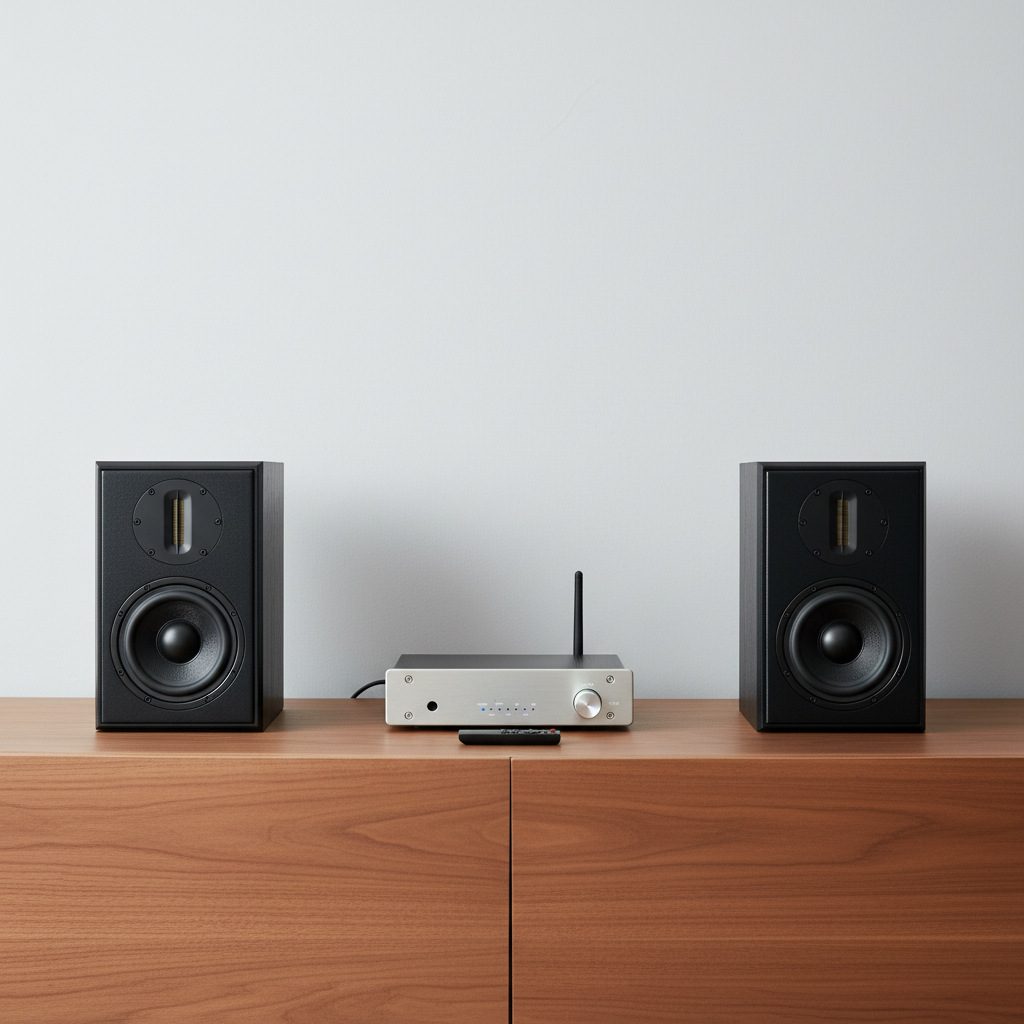 Digital power amplifier audio Bluetooth bookshelf living room audio and video with fever bass speaker High Power 2.0