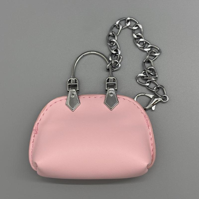 DIY ジュエリーバッグペンダントアクセサリー PU レザー綿充填ミニミニバッグキーホルダーバッグペンダント|undefined