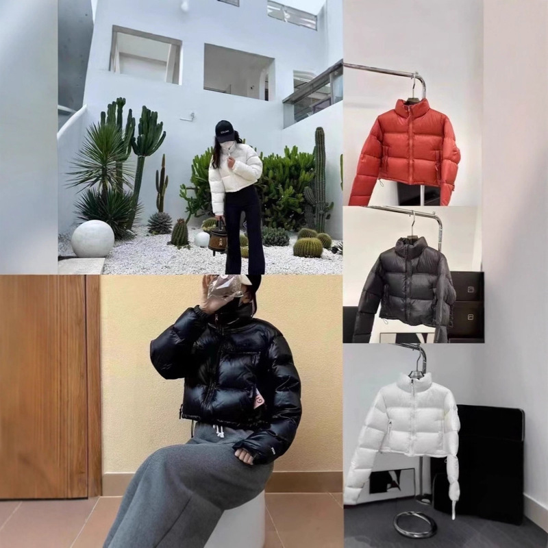 Putian Pure Original North Face Kendall down Jacket Women's 700 Puff White Duck down 84 Style High Waist Short down Jacket