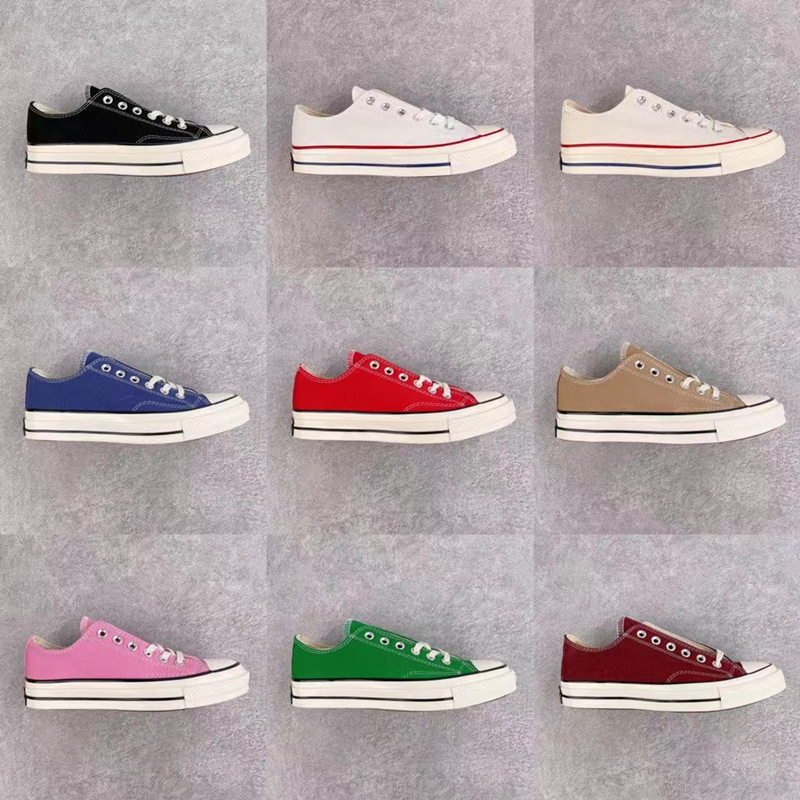 Putian Pure Original 1970S Canvas Shoes Retro Men's and Women's Low-Cut Versatile Wear-Resistant Sneakers Korean Style Couple Casual Shoes