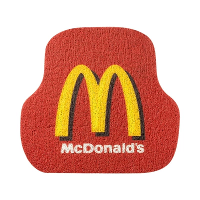 Universal Foot Pad | Wire Ring Car Carpets, Car - m-wire-ring-foot-pad-rear-1-red