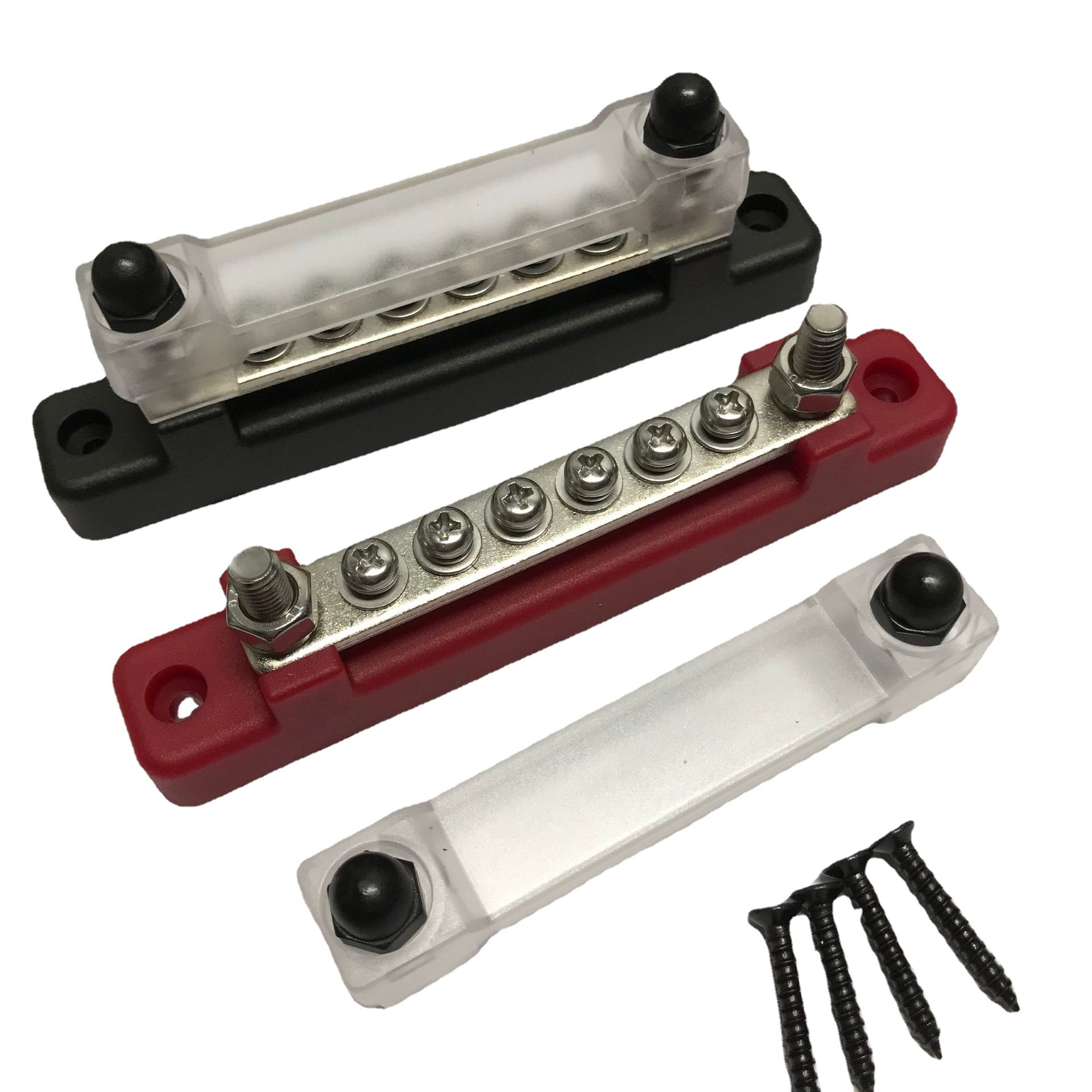 热销2P4P5P6P10P12P20P单排连接块车船用房车RV配电端子块汇线排