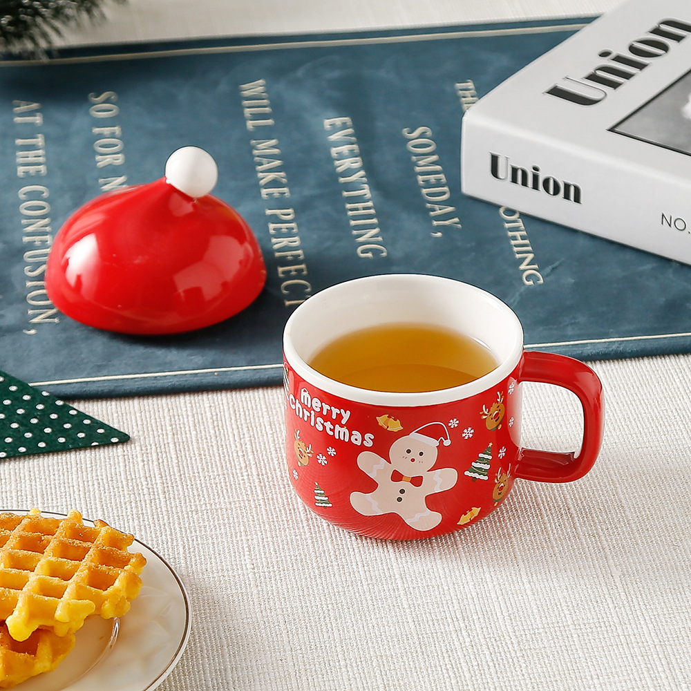 1 Set Quantity Christmas Occasion Christmas Fashion Santa Claus Ceramics Christmas Tableware 1 Set