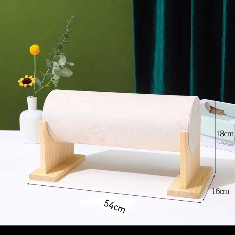 Solid Wood Detachable Headband Display Rack Velvet Hairband Rack Hairpin Display Jewelry Storage Rack Accessory Rack