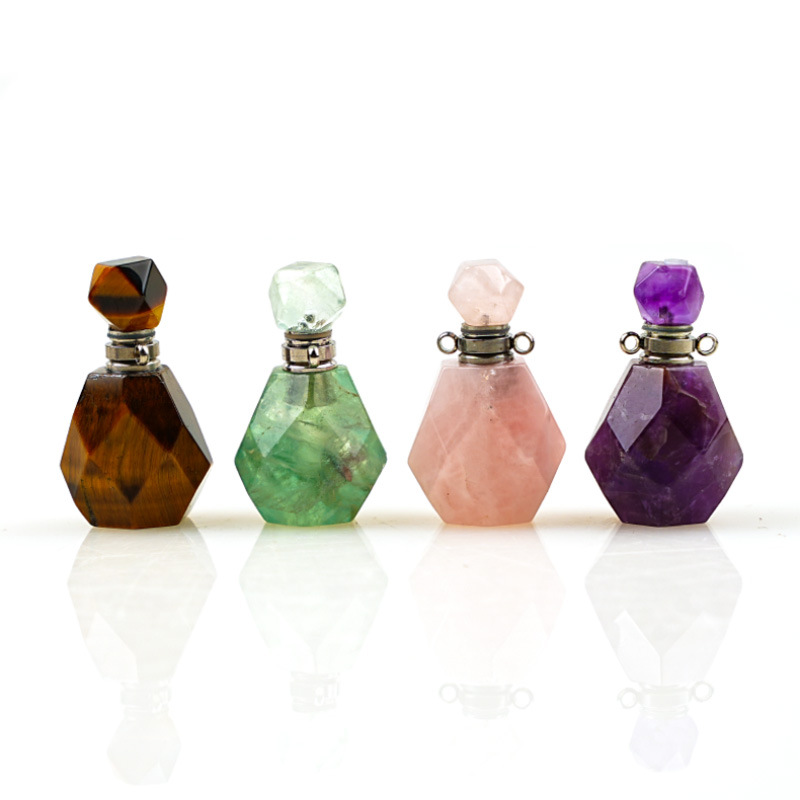 Geometric, Heart Shape Pattern Simple Style Geometric Heart Shape Natural Stone Crystal Pendant Home Fragrance