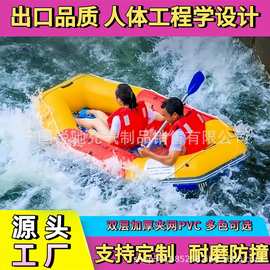 源头工厂充气水上漂流船河道玻璃滑道旅游景区防撞耐刮批发出口家