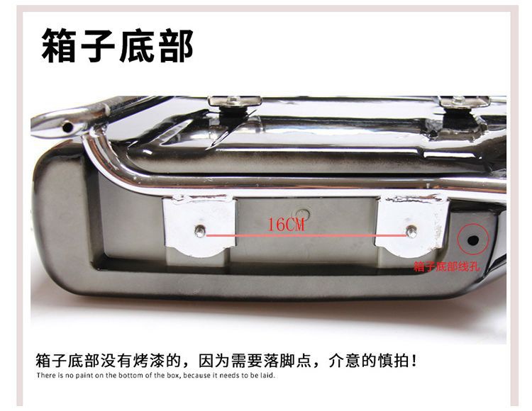 Motorcycle Elements Waterproof Motorcycle Side Box Classic Retro Travel Side Box New Universal Modified Box