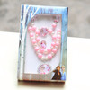 Gift box, necklace, chain, set from pearl handmade, children's cute accessory, Birthday gift, wholesale