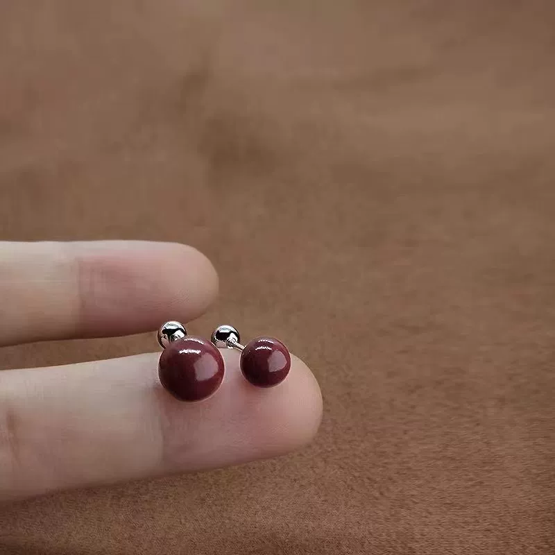 Красные серег для сна, cinnabar, коллекция 2022, новая коллекция