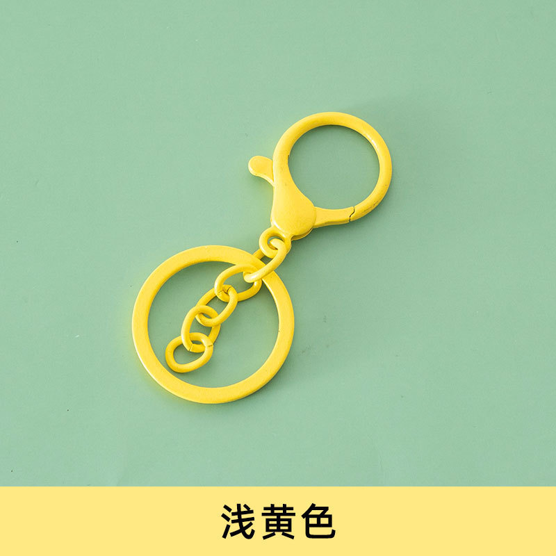 焼き漆ロブスターバックル三点セットのキーホルダーに金属のキーホルダーを掛けます。|undefined