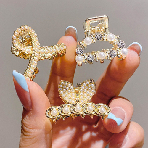 Half-tie hair clip, short hair clip, small hair clip for the back of women's head,  new bangs clip, high-end hair accessories